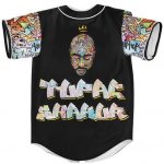 Classic Graffiti Street Art Tupac Makaveli Shakur Baseball Jersey