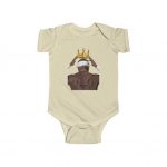 Crowning Legend 2Pac Makaveli Back View Dope Baby Bodysuit