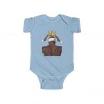 Crowning Legend 2Pac Makaveli Back View Dope Baby Bodysuit