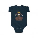 Crowning Legend 2Pac Makaveli Back View Dope Baby Bodysuit