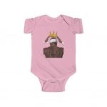 Crowning Legend 2Pac Makaveli Back View Dope Baby Bodysuit