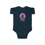 Cute Biggie Smalls Holding Skateboard Adorable Newborn Romper