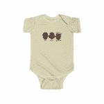 Famous 90s Gangsta Rappers Biggie Tupac Eazy-E Baby Onesie