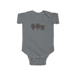 Famous 90s Gangsta Rappers Biggie Tupac Eazy-E Baby Onesie