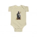 Flowers And Butterflies Tribute To 2Pac Makaveli Baby Onesie