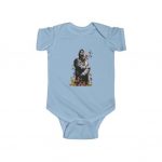 Flowers And Butterflies Tribute To 2Pac Makaveli Baby Onesie