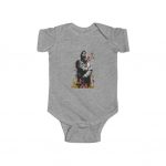Flowers And Butterflies Tribute To 2Pac Makaveli Baby Onesie
