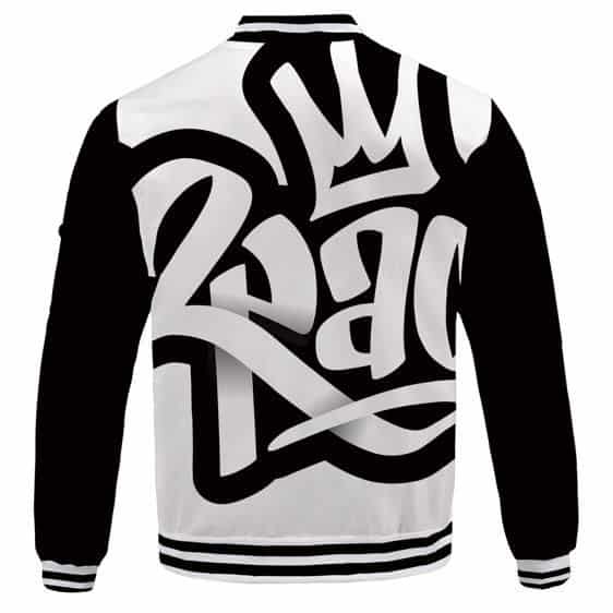 Gangsta West Coast Tupac Makaveli Name Crown Varsity Jacket
