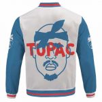 Hip Hop Rapper Tupac Shakur Face Minimalist Varsity Jacket