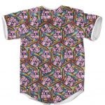 It Was All A Dream Juicy Lyrics Biggie Smalls Colorful Rainbow Baseball Jersey