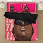 Notorious B.I.G. Sky Is The Limit Gradient Pink Bedding Set