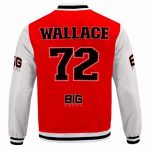 Notorious Big Poppa Wallace 72 Awesome Varsity Jacket