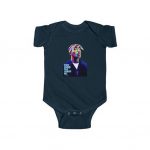 Only God Can Judge Me 2Pac Abstract Head Art Baby Onesie