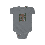 Rap Legends Biggie Smalls and 2Pac Cartoon Baby Onesie