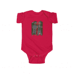 Rap Legends Biggie Smalls and 2Pac Cartoon Baby Onesie