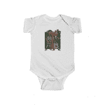 Rap Legends Biggie Smalls and 2Pac Cartoon Baby Onesie