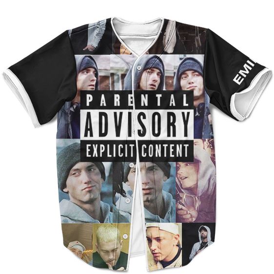 Slim Shady Photo Collage Dope Eminem Baseball Shirt
