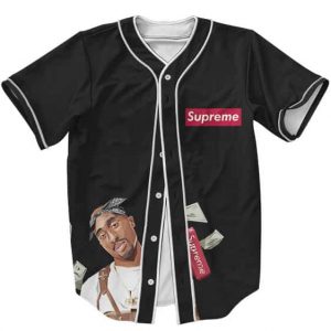 Supreme Inspired Hype Beast Tupac Shakur Dope Baseball Jersey