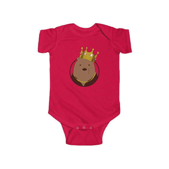 The Notorious BIG Brown Bear Parody Art Dope Infant Onesie
