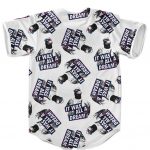 The Notorious BIG It Was All A Dream 3D Red Blue Effect Pattern Baseball Jersey