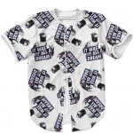 The Notorious BIG It Was All A Dream 3D Red Blue Effect Pattern Baseball Jersey