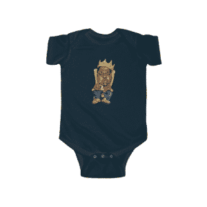 The Notorious BIG Sitting On Throne Art Awesome Infant Onesie