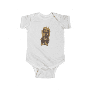 The Notorious BIG Sitting On Throne Art Awesome Infant Onesie