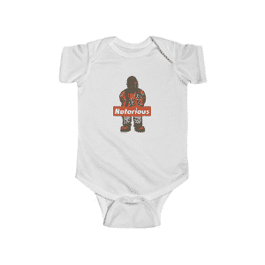 The Notorious BIG Supreme Inspired Art Dope Baby Bodysuit