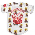 The Notorious Biggie Buddha Artwork Pattern White Red Awesome Baseball Uniform