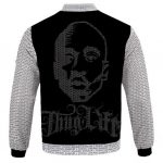 Thug Life Tupac Amaru Shakur Name Face Art Varsity Jacket