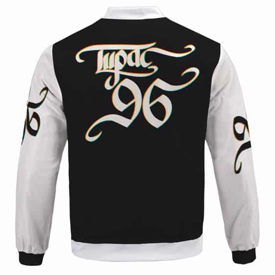 Trippy Tupac 96 Tribute West Coast Rap Icon Varsity Jacket