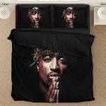 Tupac Makaveli Wearing Crown Of Thorns Wonderful Bedding Set