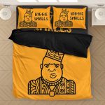 Unique Biggie Smalls Minimalist Art Orange Bed Linen