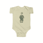 The Notorious BIG Skull Illustration Dope Baby Onesie