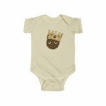 Biggie Smalls Wearing Crown Emoji Adorable Baby Bodysuit