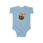 Biggie Smalls Wearing Crown Emoji Adorable Baby Bodysuit