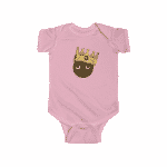 Biggie Smalls Wearing Crown Emoji Adorable Baby Bodysuit
