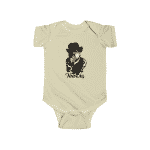Gentleman Biggie Smalls Eating Apple Cool Newborn Onesie