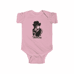 Gentleman Biggie Smalls Eating Apple Cool Newborn Onesie