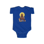 The Notorious BIG Buddha Parody Artwork Newborn Bodysuit