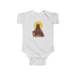 The Notorious BIG Buddha Parody Artwork Newborn Bodysuit