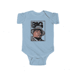 American Rapper The Notorious BIG Smoking Epic Baby Onesie