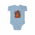 Big Poppa Holding Cigar & Alcohol Dope Biggie Infant Romper