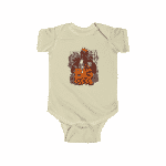 Big Poppa Holding Cigar & Alcohol Dope Biggie Infant Romper