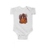 Big Poppa Holding Cigar & Alcohol Dope Biggie Infant Romper