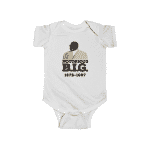 Christopher Notorious BIG Wallace Tribute Art Baby Bodysuit