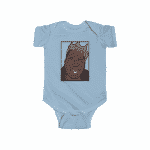 East-Coast Rapper Biggie Smalls Wearing Crown Baby Romper