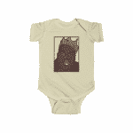 East-Coast Rapper Biggie Smalls Wearing Crown Baby Romper