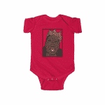 East-Coast Rapper Biggie Smalls Wearing Crown Baby Romper