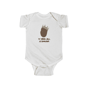 It Was All A Dream Biggie Smalls Art Awesome Baby Bodysuit